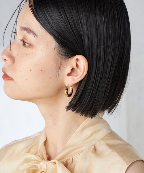 SHIPS（シップス） フープ ピアス ステンレス フープ ピアス（S
