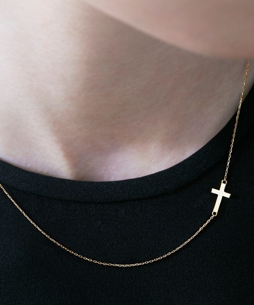 ルボンボン　les bonbon クロスサイドネックレス les bonbon（ルボンボン） ネックレス cross side necklace / クロス