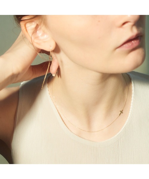 les bonbon（ルボンボン） ネックレス cross side necklace / クロス