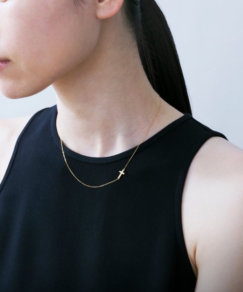 les bonbon（ルボンボン） ネックレス cross side necklace / クロス