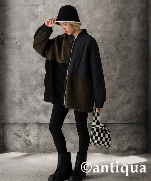 ♦アンティカ♦ 人気完売品キルティングコート アンティカ 美品 大大人気高評価完売品 キルティングコート コート