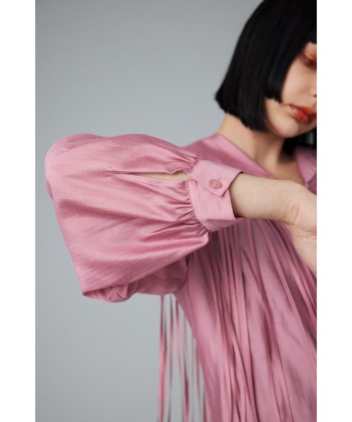 HeRIN.CYE ブラウス シャツ Fringe tops フリンジトップス レディース