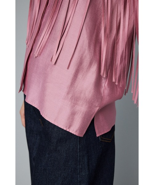 HeRIN.CYE ブラウス シャツ Fringe tops フリンジトップス レディース