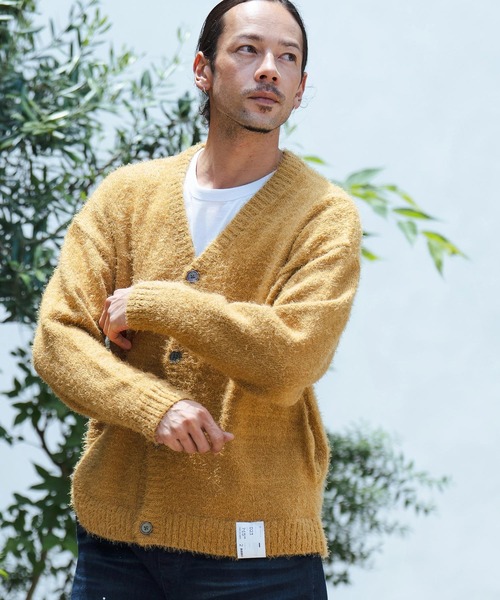 CAMBIO（カンビオ） カーディガン mcg3499-Shaggy Knit Cardigan
