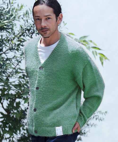 CAMBIO（カンビオ） カーディガン mcg3499-Shaggy Knit Cardigan