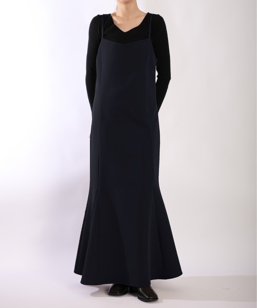 黒のキャミワンピース ロング20,000円→16000円→15,000円 1chaku. ワンピース リラックスロングキャミワンピース