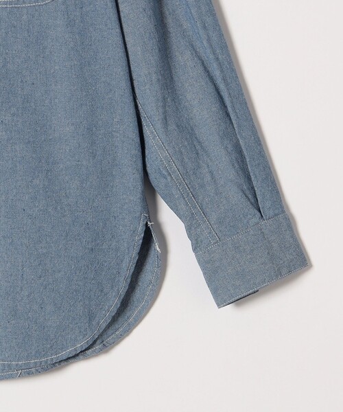 SHIPS for women / シップスウィメン 【SHIPS any別注】PAYDAY:〈洗濯機可能〉メモリアル ステッチ シャンブレー シャツ PAYDAY ブラウス シャツ 「SHIPS any別注」PAYDAY:「洗濯機可能