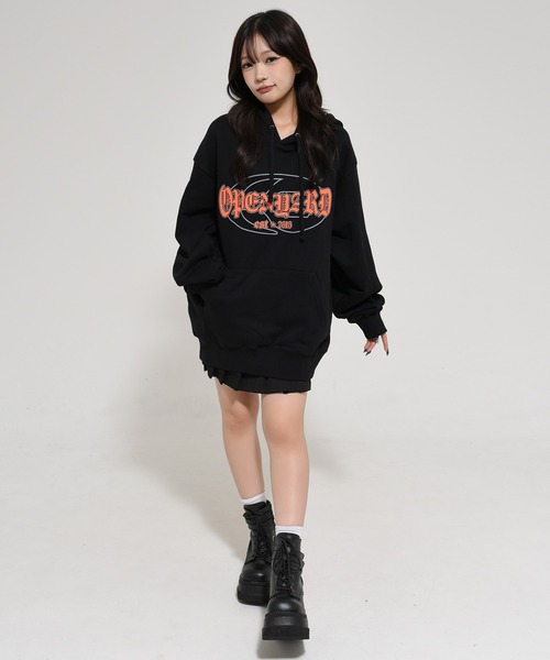 OY パーカー 「OY/オーワイ」 CRACKED LOGO HOODIE/ひび割れ