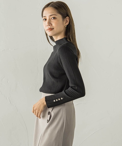 ketty ニット ヒートハイネックプルオーバー「手洗い可能」 レディース 