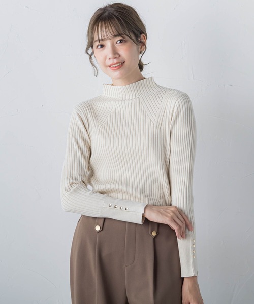 ketty ニット セーター ヒートハイネックプルオーバー「手洗い