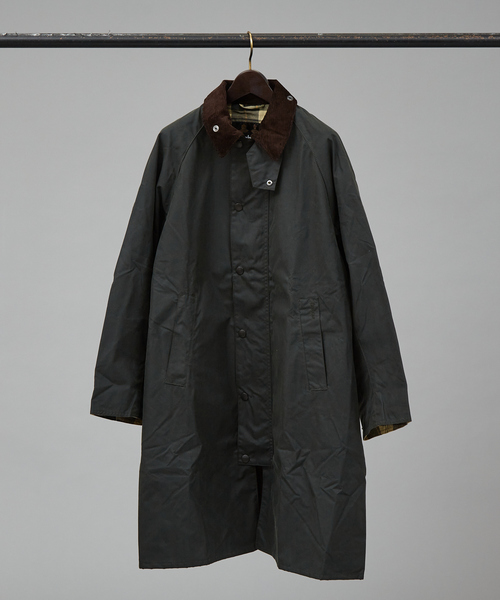 ステンカラーコート コート 「BARBOUR / バブアー」MODIFIED EXMOOR エクスモア メンズ レディースの画像