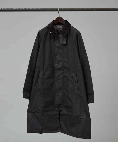 ステンカラーコート コート 「BARBOUR / バブアー」MODIFIED EXMOOR エクスモア メンズ レディースの画像