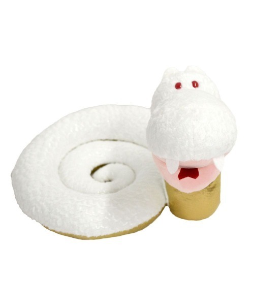 ぬいぐるみ R nici（ニキ） おもちゃ NICI/ヘビ2025 ぬいぐるみ ホワイト×ゴールド