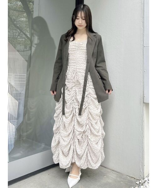 サイドリボンプラットフォームパンプス dazzlin パンプス サイドリボンプラットフォームパンプス