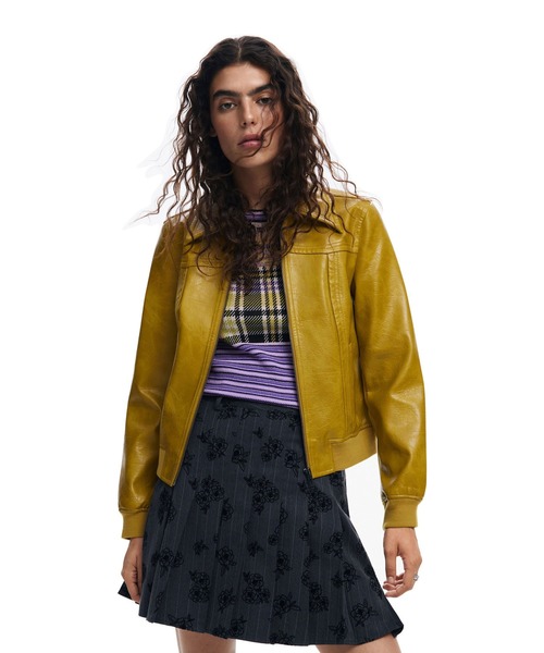 WEICA レザージャケット ライダース 「Desigual デシグアル