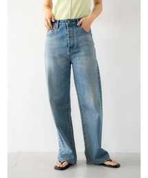 ジーンズ デニム デニムパンツ ハイウエストルーズストレートデニム レディース｜ZOZOTOWN Yahoo!店