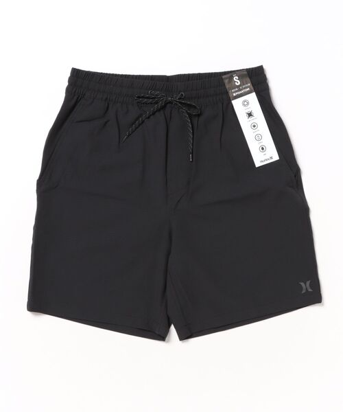Hurley ハーレー　ハイウエストスイムショーツ MS ブラック Hurley 水着 Hurley/ハーレー ショーツ 水陸両用