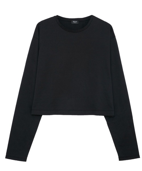 IRO 売れ筋商品|||イロ Tシャツ トップス レディース Tops Black IRIS47 tシャツ 「IRIS 47」silky long tops/シルキー ロング
