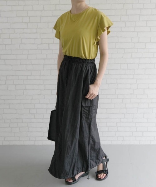 8YARDS カーゴスカート ブラックMサイズ 美品 スカート ミリタリーナイロンカーゴナロースカート : ZOZOTOWN Yahoo