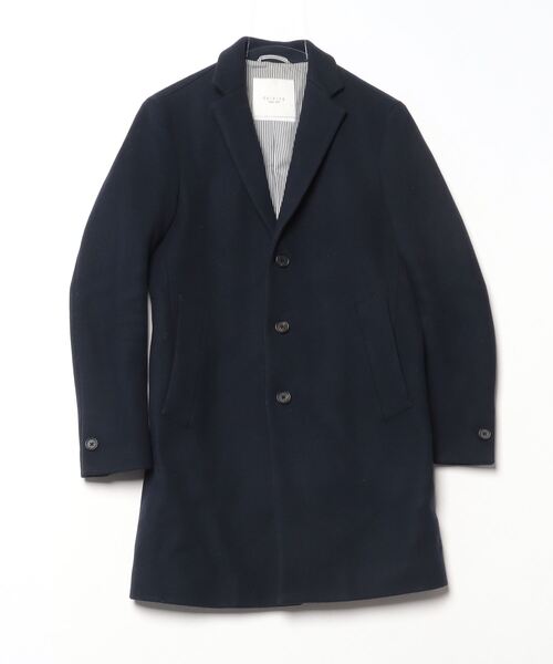 EDIFICE（エディフィス） チェスターコート MEDIUM ネイビー メンズ