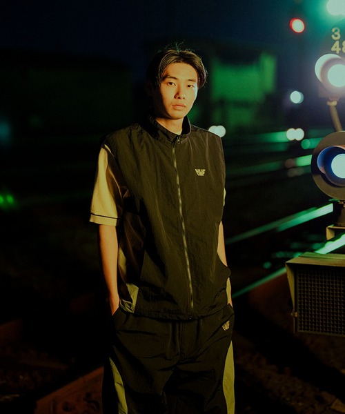 ジャケット・アウター HUF NYLON VEST HUF ブルゾン アウター MILLENIUM OD VEST / ベスト メンズ