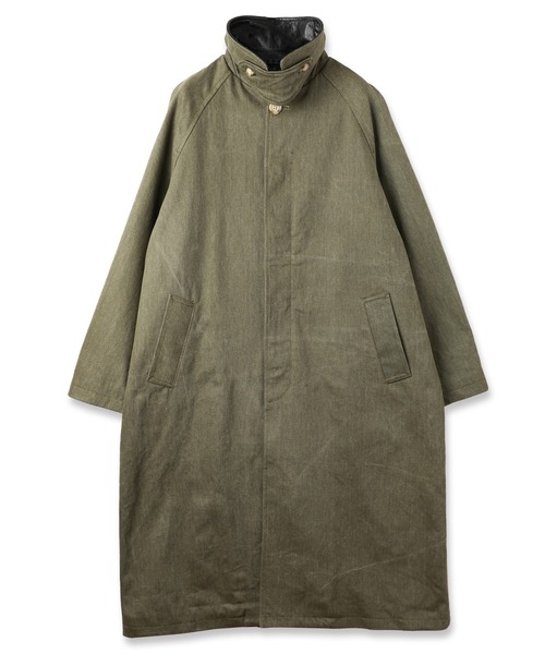 JieDa（ジエダ） ステンカラーコート コート LEATHER COLLAR FADE OVER