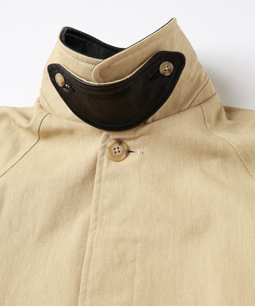 JieDa（ジエダ） ステンカラーコート コート LEATHER COLLAR FADE OVER