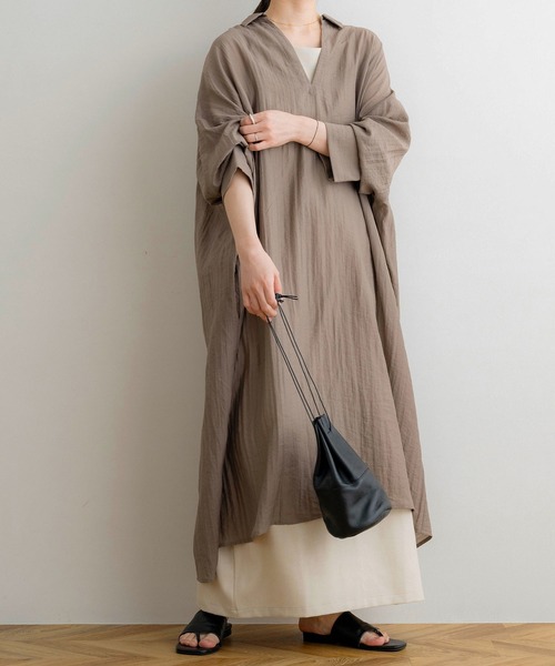 NOAHL（ノアル） ワンピース 「NOAHL」スキッパーシャツワンピース