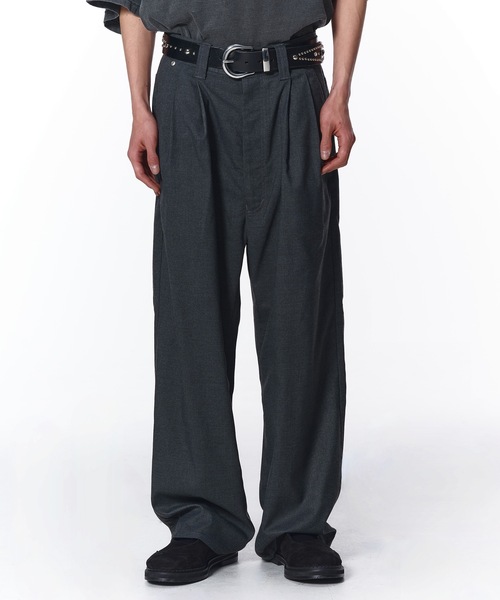 JieDa（ジエダ） ワイドパンツ スラックス TWO TUCK SLACKS メンズ