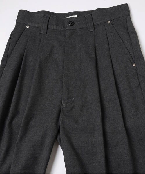 JieDa（ジエダ） ワイドパンツ スラックス TWO TUCK SLACKS メンズ