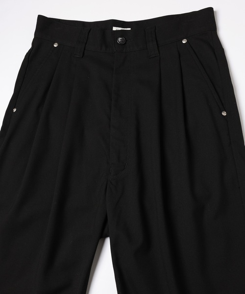 JieDa（ジエダ） スラックス TWO TUCK SLACKS メンズ レディース