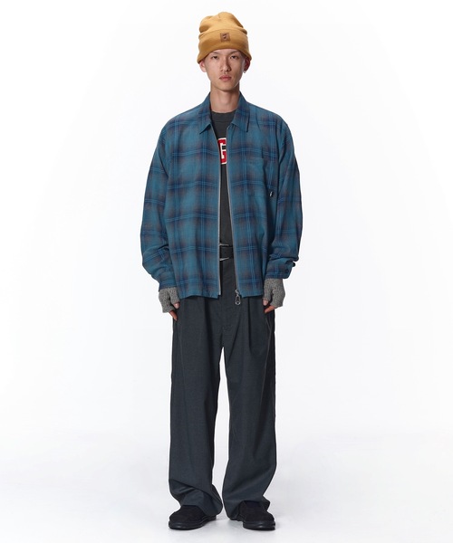 JieDa（ジエダ） ワイドパンツ スラックス TWO TUCK SLACKS メンズ