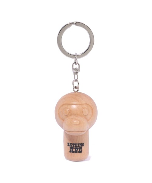 A BATHING APE キーホルダー BABY MILO KOKESHI DOLL KEY CHAIN