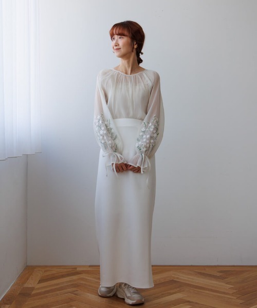 flower ブラウス シャツ ラッキーブーケブラウス レディース 
