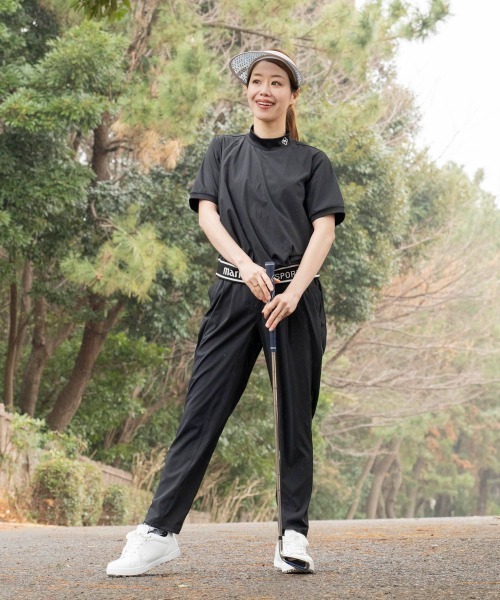 マリ.クレールレディーステーパードパンツ ゴルフ ストレッチ 撥水素材 超軽量 Marie Claire パンツ 「marie claire/マリ.クレール」レディース