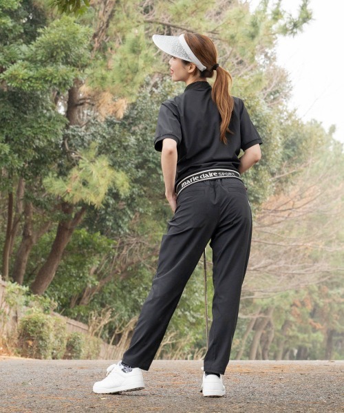 マリ.クレールレディーステーパードパンツ ゴルフ ストレッチ 撥水素材 超軽量 Marie Claire パンツ 「marie claire/マリ.クレール」レディース