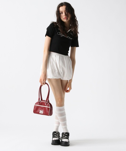FOREVER21 パンツ 「2025SS」ラインバルーンショートパンツ