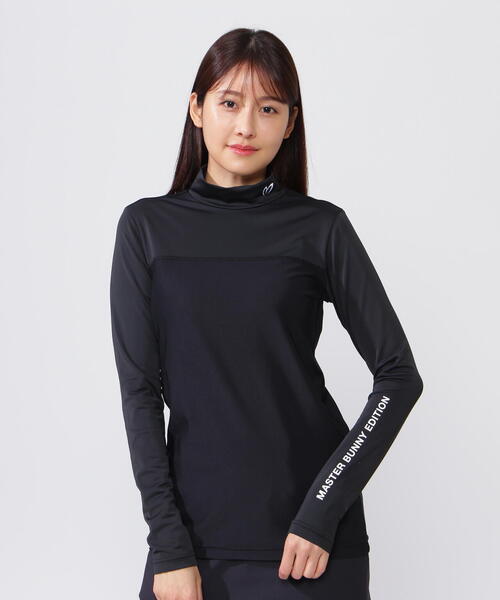 tシャツ 「MASTER BUNNY EDITION」フルダルメッシュ×トリコット長袖ハイネックカットソー レディース