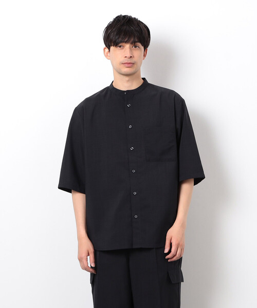 COMME CA ISM（コムサイズム） 七分袖 シャツ 「セットアップ対応