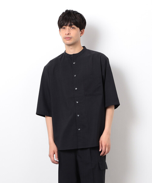 COMME CA ISM（コムサイズム） 七分袖 シャツ 「セットアップ対応