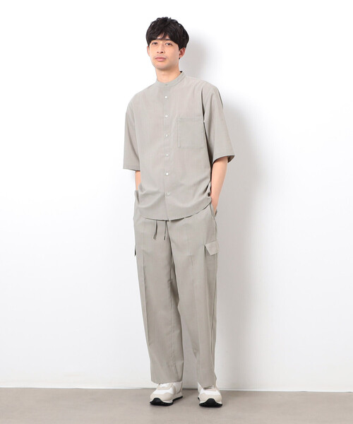 COMME CA ISM（コムサイズム） シャツ 「セットアップ対応」リネン 