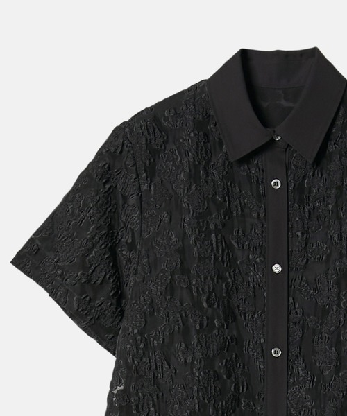 LE CIEL BLEU ワンピース シアージャカードドレス / Sheer