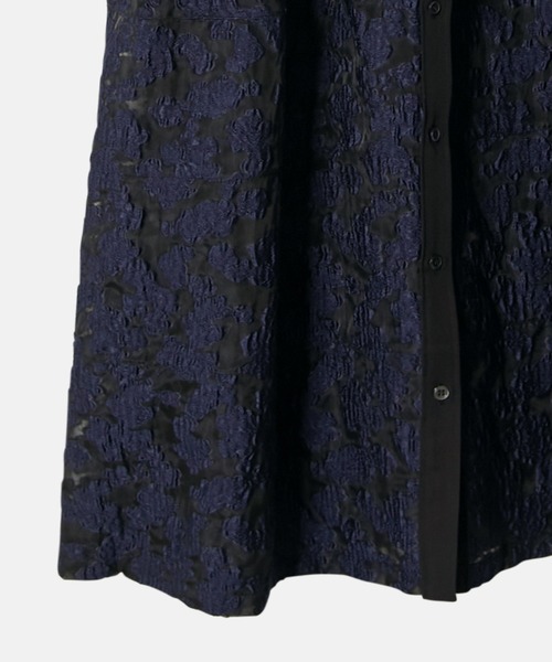 LE CIEL BLEU ワンピース シアージャカードドレス / Sheer