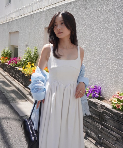 eimy istoire ワンピース デニムビスチェワンピース : ZOZOTOWN