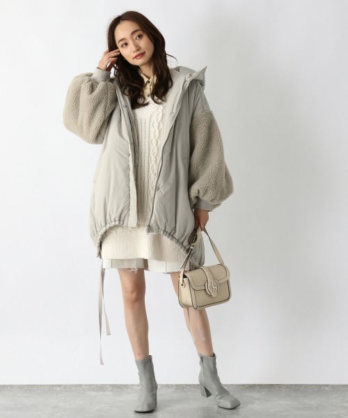 whiteさま専用　JEANASIS 防風ウールコート ウールビーバー スタンドカラーコート｜コート｜ニコル公式通販サイト