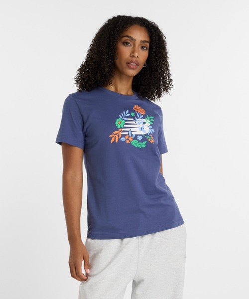 tシャツ フラワーロングＴシャツ レディース 楽天市場】花柄フラワープリントロングtシャツ（レディース