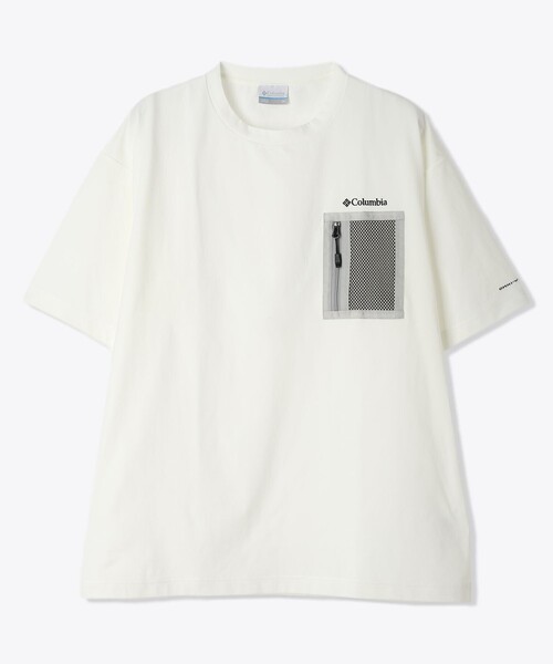 tシャツ Columbia／レイリバーショートスリーブ ポケット Tシャツ／コロンビア／気温30℃超え／吸湿・速乾／UVカット／半袖Tシャツ レディー
