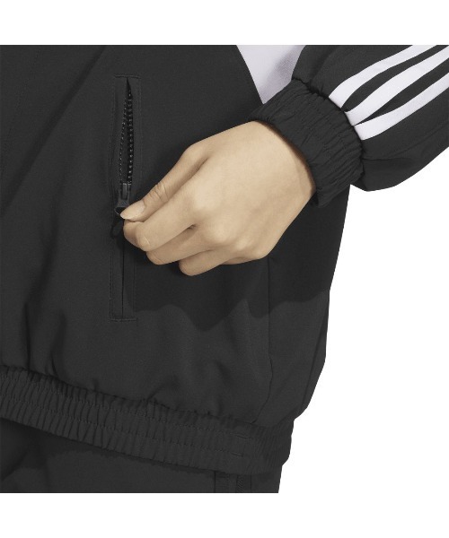 adidas コート アウター アディダス カラーブロック スリー