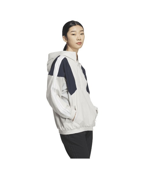 adidas コート アウター アディダス カラーブロック スリー
