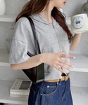 パーカー 夏 着回し力バツグン!ショート丈 ダ...の詳細画像5